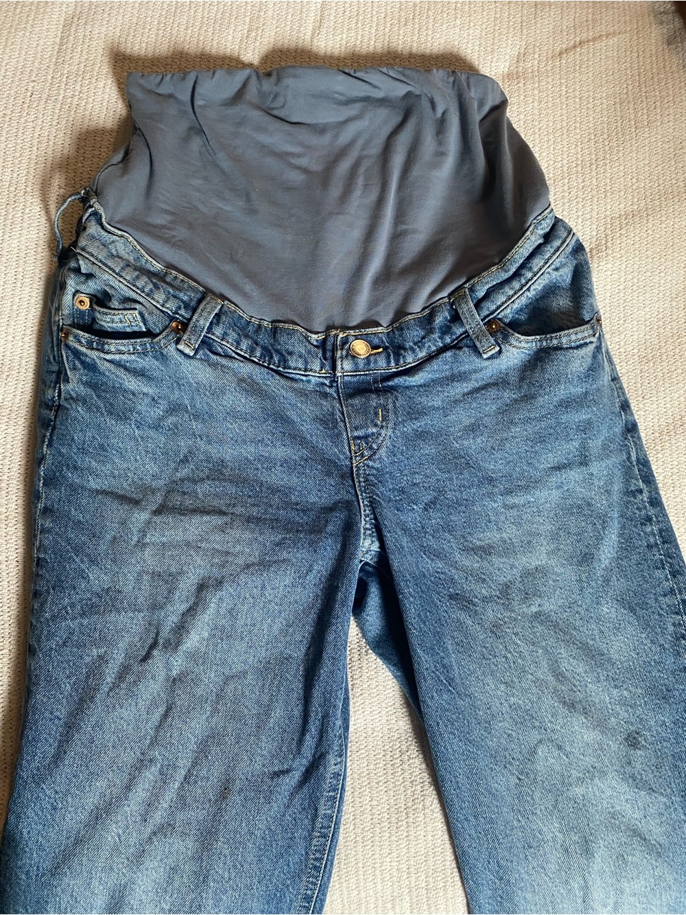 H&M Maternity Boyfriend Jeans - Full Panel